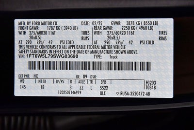 2025 Ford F-150 Lightning Lariat 5-1/2' Box