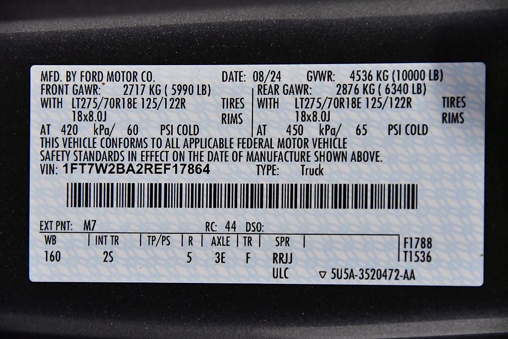 2024 Ford F-250SD XLT 6-3/4' Box