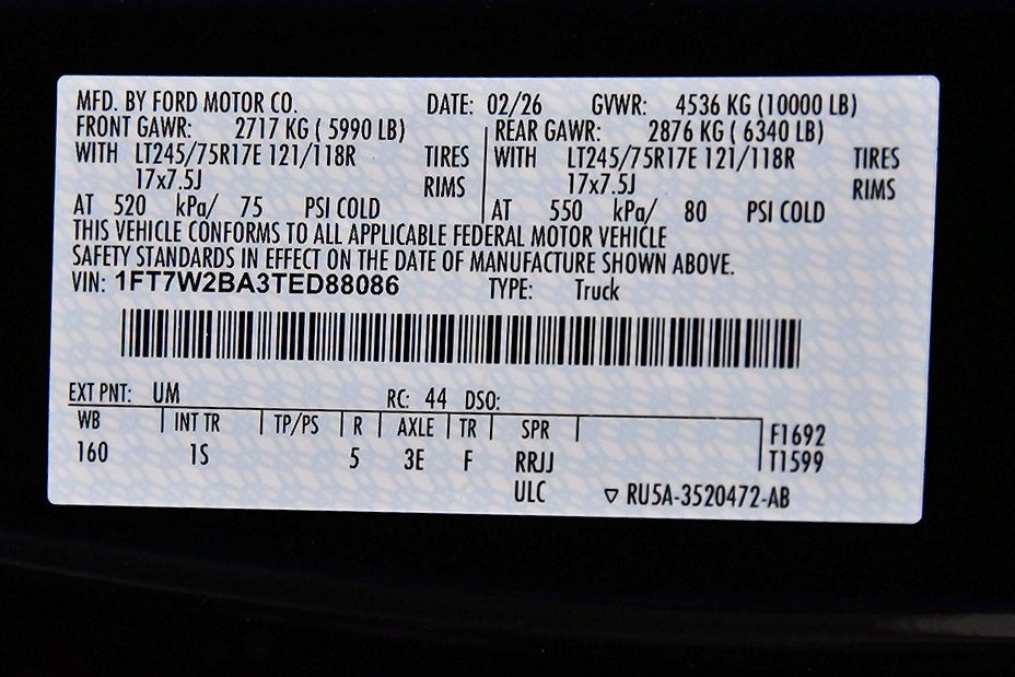 2026 Ford F-250SD XL 6-3/4' Box