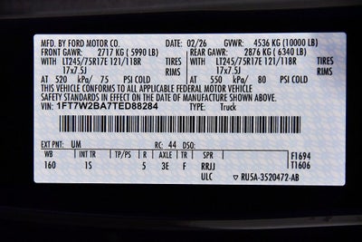 2026 Ford F-250SD XL 6-3/4' Box