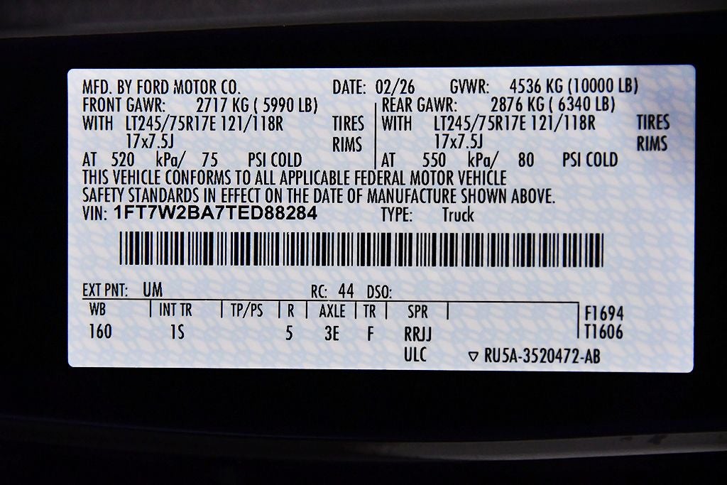 2026 Ford F-250SD XL 6-3/4' Box