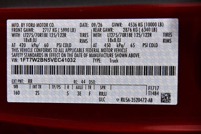 2027 Ford F-250SD XLT 6-3/4' Box