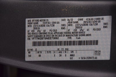 2022 Ford F-250SD Platinum 6-3/4' Box