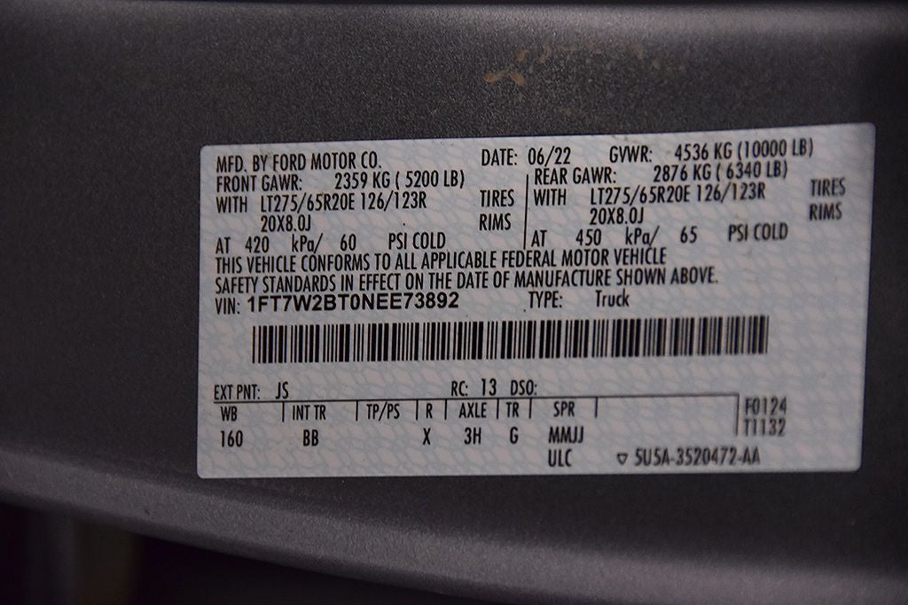 2022 Ford F-250SD Platinum 6-3/4' Box