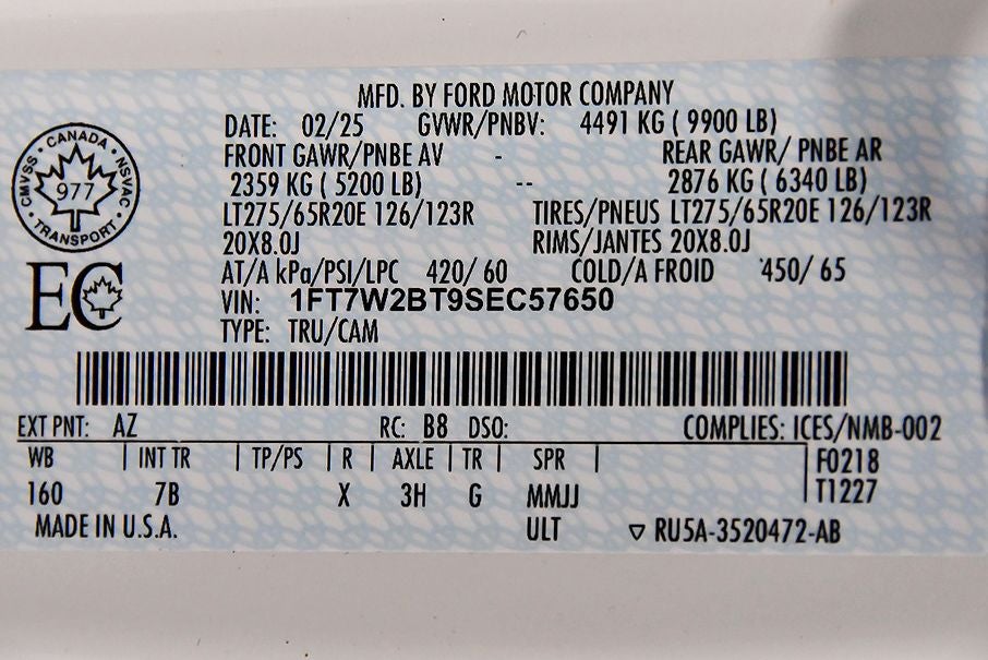 2025 Ford F-250SD Platinum 6-3/4' Box