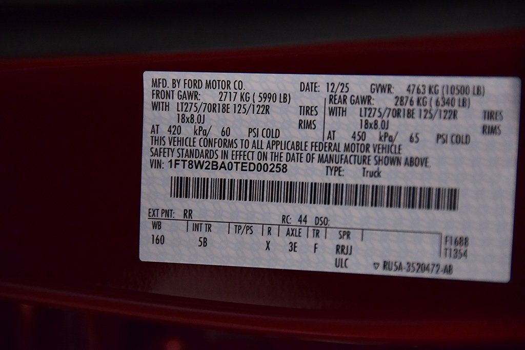 2026 Ford F-250SD Lariat 6-3/4' Box