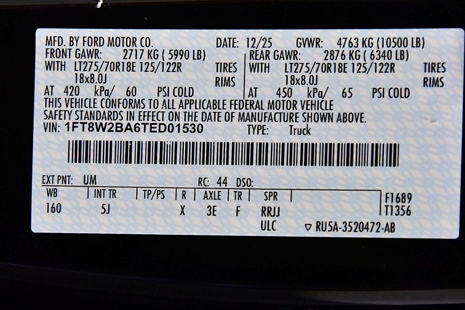 2026 Ford F-250SD Lariat 6-3/4' Box