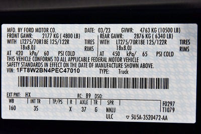 2023 Ford F-250SD XLT Sport 6-3/4' Box