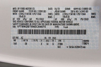 2022 Ford F-250SD Lariat Tremor Sport 6-3/4' Box