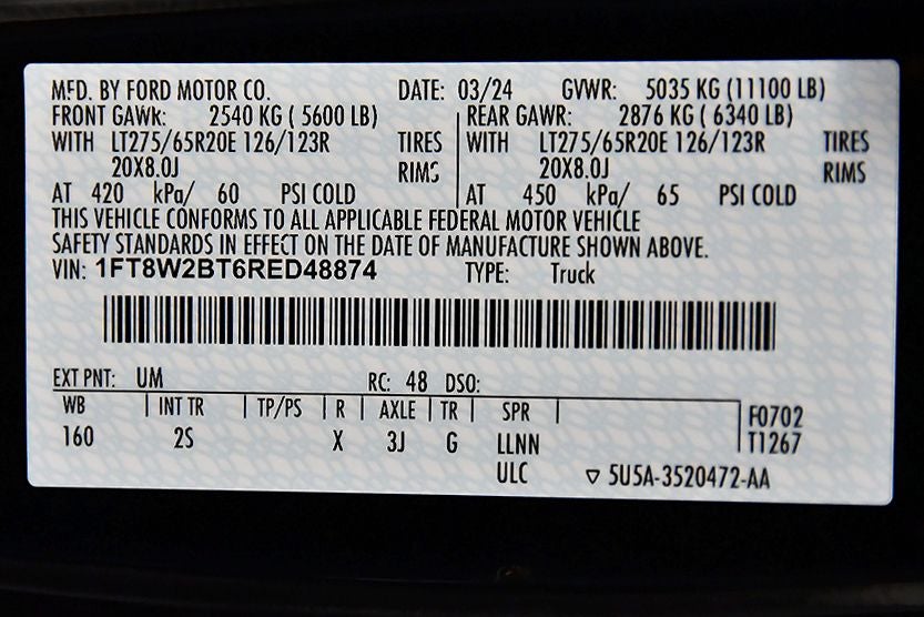 2024 Ford F-250SD XLT 6-3/4' Box