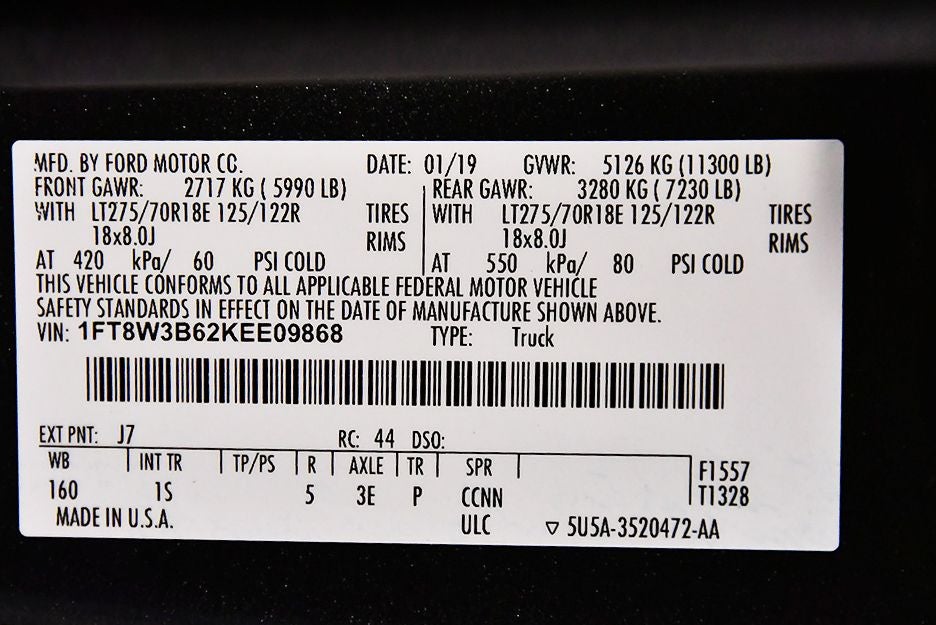 2019 Ford F-350SD XL STX 6-3/4' Box