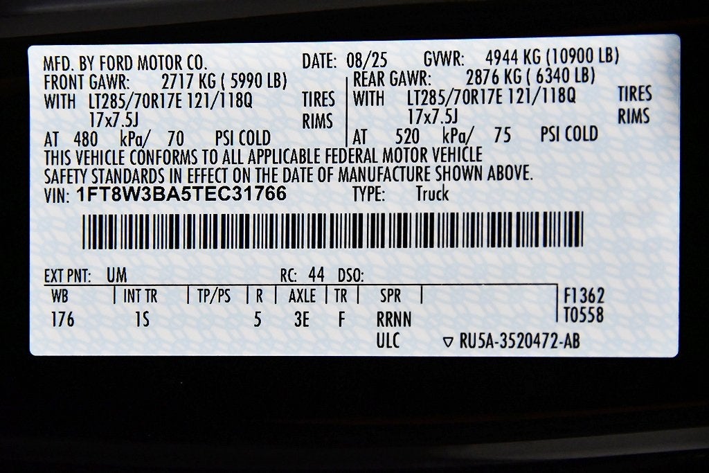 2026 Ford F-350SD XL 8' Box