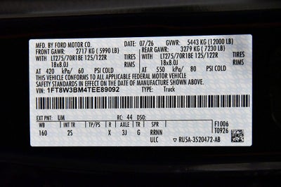 2026 Ford F-350SD XLT 6-3/4' Box