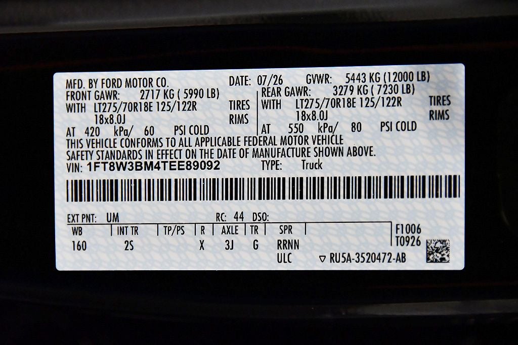 2026 Ford F-350SD XLT 6-3/4' Box