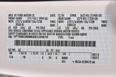 2025 Ford F-350SD Platinum 8' Box