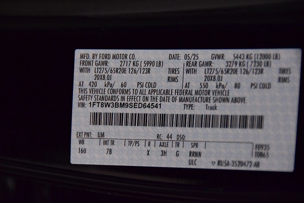 2025 Ford F-350SD Platinum 6-3/4' Box