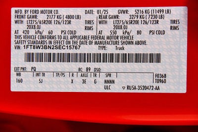 2025 Ford F-350SD Lariat 6-3/4' Box