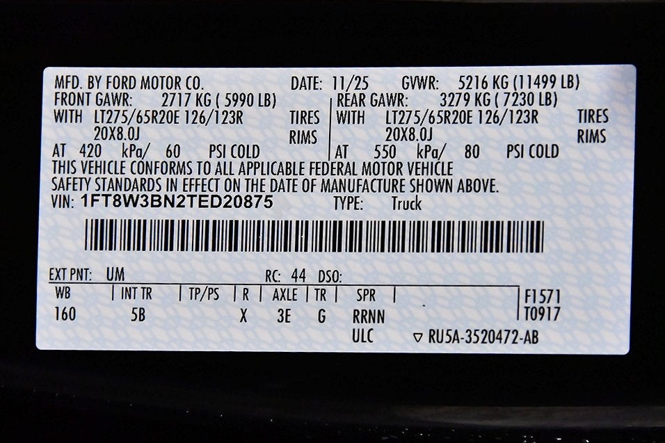 2026 Ford F-350SD Lariat 6-3/4' Box