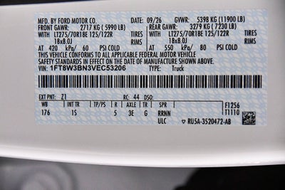 2027 Ford F-350SD XL 8' Box