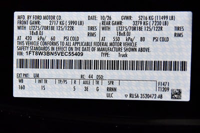 2027 Ford F-350SD XL 6-3/4' Box
