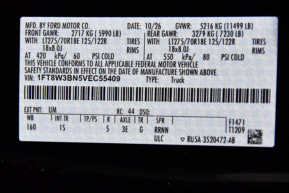 2027 Ford F-350SD XL 6-3/4' Box