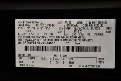 2020 Ford F-350SD XLT 6-3/4' Box