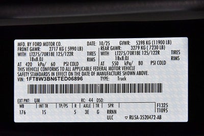 2026 Ford F-350SD XL STX 8' Box