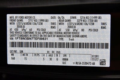 2026 Ford F-350SD XL STX 6-3/4' Box