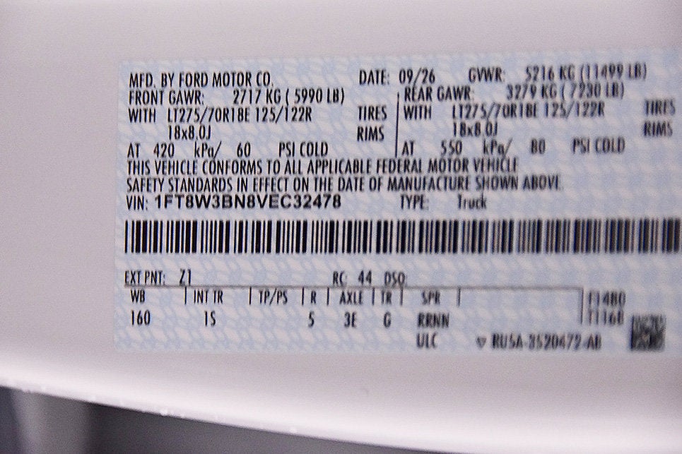 2027 Ford F-350SD XL 6-3/4' Box