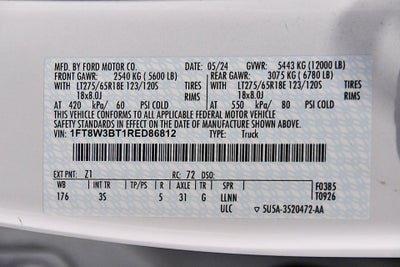 2024 Ford F-350SD XLT 8' Box