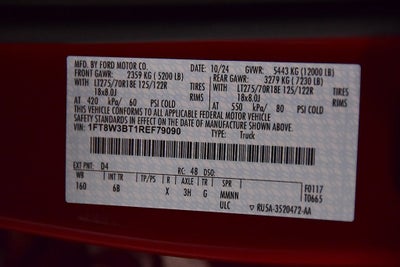 2024 Ford F-350SD Lariat 6-3/4' Box