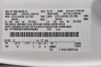 2024 Ford F-350SD XLT 6-3/4' Box