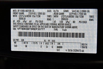 2024 Ford F-350SD Lariat 6-3/4' Box