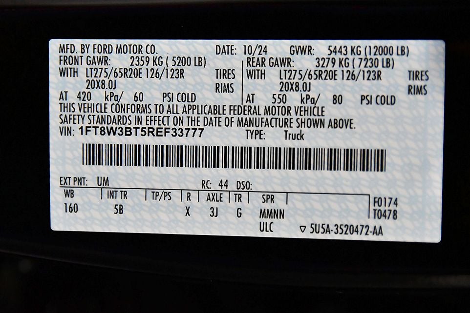 2024 Ford F-350SD Lariat 6-3/4' Box
