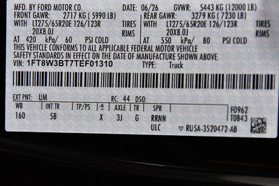 2026 Ford F-350SD Lariat 6-3/4' Box