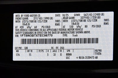 2026 Ford F-350SD XL STX 8' Box