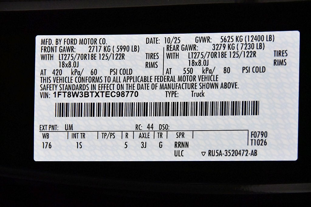 2026 Ford F-350SD XL STX 8' Box