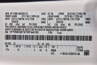 2026 Ford F-350SD XL STX 8' Box