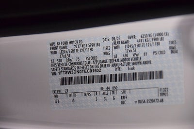 2026 Ford F-350SD XL DRW STX 8' Box