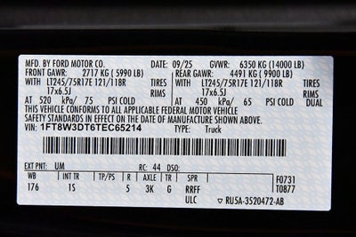 2026 Ford F-350SD XL DRW 8' Box