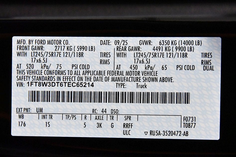 2026 Ford F-350SD XL DRW 8' Box