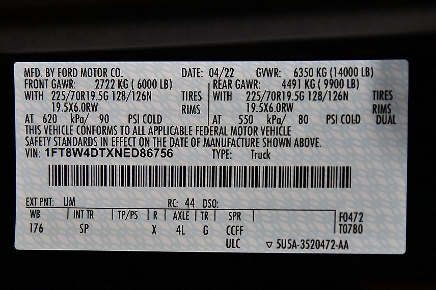 2022 Ford F-450SD King Ranch DRW 8' Box