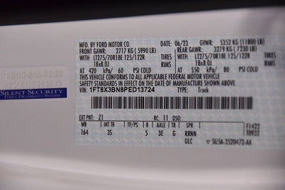 2023 Ford F-350SD XLT 8' Box