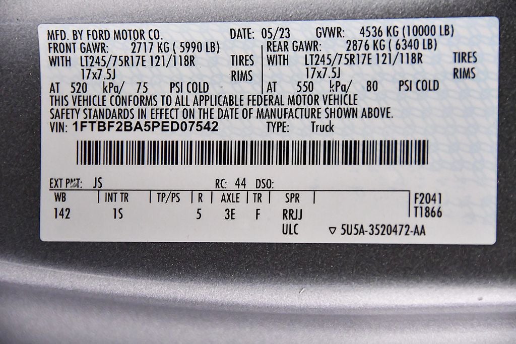 2023 Ford F-250SD XL 8' Box