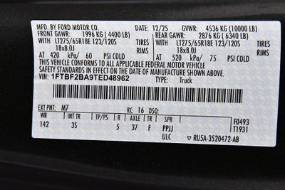 2026 Ford F-250SD XLT 8' Box