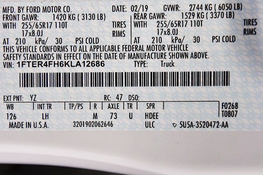 2019 Ford Ranger XLT Sport