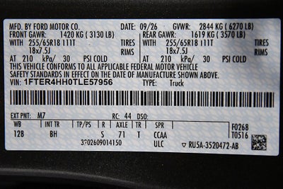 2026 Ford Ranger XLT Sport