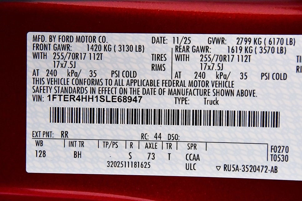 2025 Ford Ranger XLT Sport