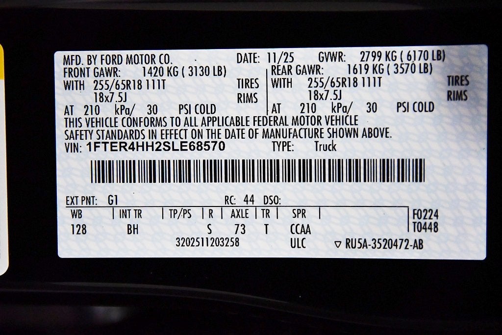 2025 Ford Ranger XLT