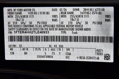 2026 Ford Ranger XLT